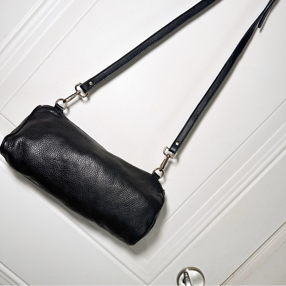NWT Sevilla Smith Black Leather Crossbody Bag - Picture 16 of 16